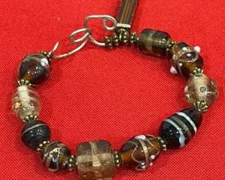 Beaded Bracelet Earth tones