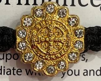 My Saint My Hero Cross Bracelet New