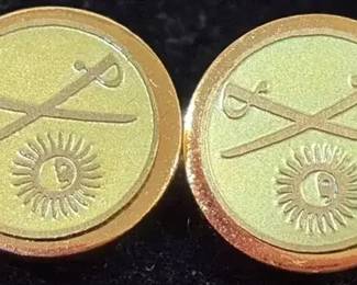 Cuff Links From US Military WW1 1920s