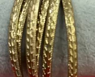 New With Tag Gold Tone Bangle Bracelet
