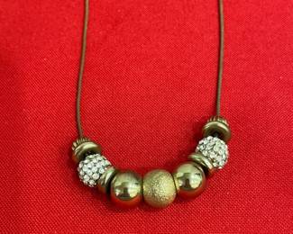 Charming Charlie Necklace With Ball Pendants