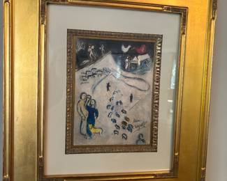 ANOTHER SIGNED CHAGALL