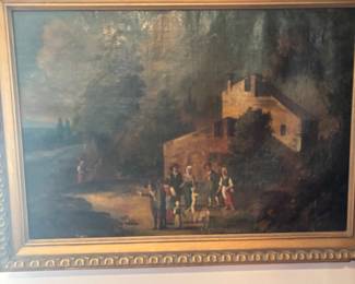 18TH-19TH CENTURY OIL