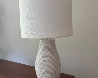 PAIR OF CRATE AND BARREL LAMPS