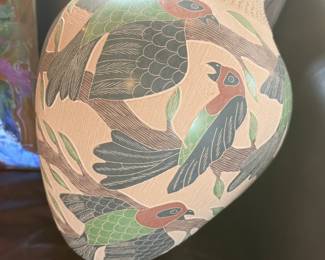 painted vase