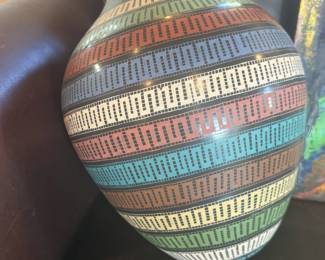 painted vase