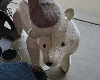 Lighted Plush Polar Bear