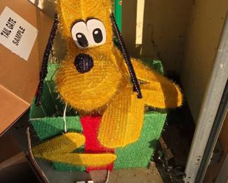 Disney Pluto Lighted Tinsel Decoration