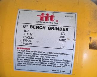 IIT Inch Bench Grinder second image