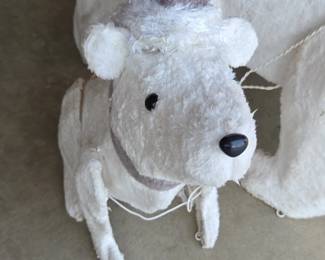 Lighted Plush Dog Christmas Decoration second image