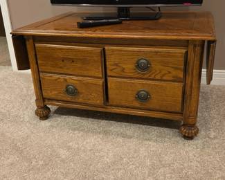Oak Drop Leaf Coffee Table