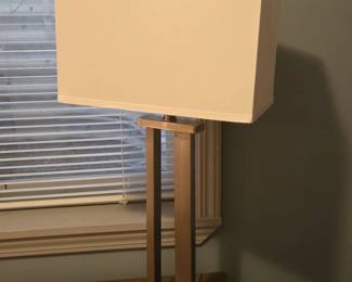 Brushed Nickel Table Lamps with USB second image