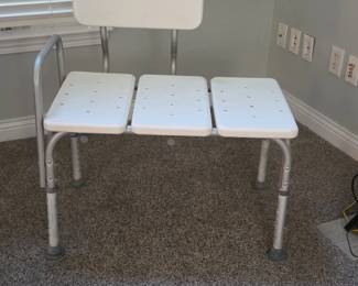 Adjustable Bathtub Transfer Bench