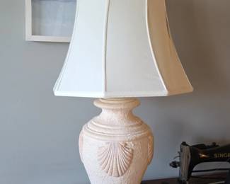 Vintage Coastal Shell Lamp