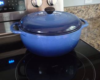 Lodge Enameled Dutch Oven Quart Blue