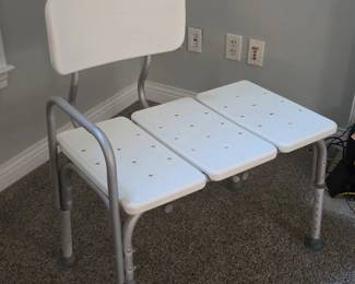 Adjustable Bathtub Transfer Bench second image
