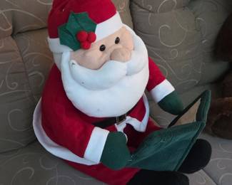 Vintage Gibson Greetings Santa Plush