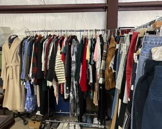 Everything from coats to shorts, dresses to athletic wear.