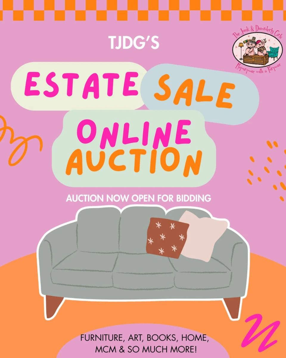 Blue and Yellow Playful Furniture Sale Instagram Post