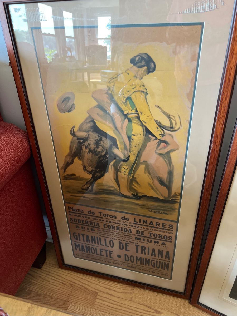Matador Poster - Saavedra Framed,