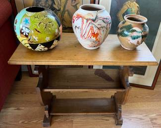 Pottery, Small Side Table