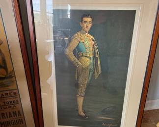 Matador Framed Picture (Barnaby Conrad),