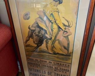 Matador Poster - Saavedra Framed,
