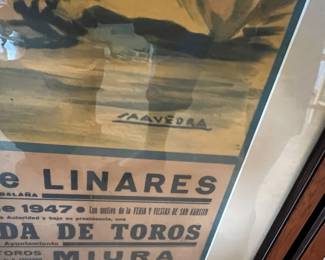 Matador Poster - Saavedra Framed,