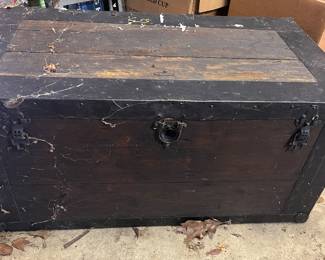 Vintage Trunk-James S. Topham-Maker-Washington D.C.,
