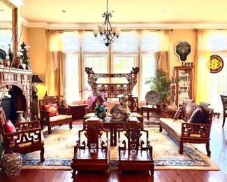 Rosewood furniture Hang carved
