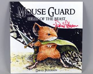 Mouse Guard Belly Of The Beast #1 2nd Print Signed By David Peterson