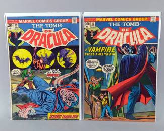 Marvel Comics The Tomb Of Dracula #15,17,19,24,26,30,37,38,39,40,41, 11 Total