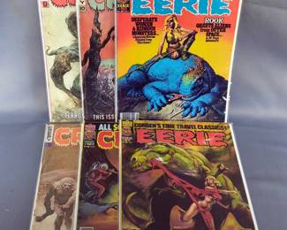 Warren Magazines Creepy #9,10,15,107 Eerie #90,97