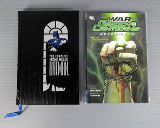 The Complete Frank Miller Batman Hardcover Book And War Of The Green Lanterns: Aftermath Hardcover