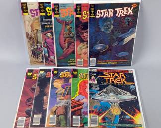 Gold Key Whitman Star Trek #23,31,43,48,51,52,53,57,60 + Marvel #3