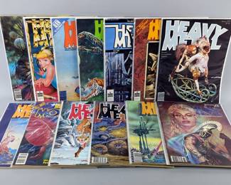 Heavy Metal Magazine, Years 1978-1980, And Heavy Metal Presents: Moebius, 13 Total