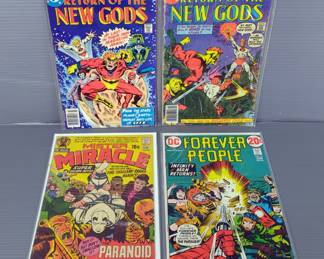 DC New Gods #1,2,3(2),9,10,12,15, Mister Miracle #3, Forever People, #11