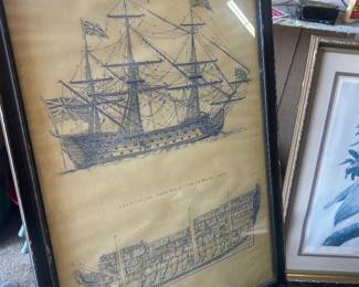 Print-- very decorative, and I am assuming not old. But you can judge it yourself. If it is old...