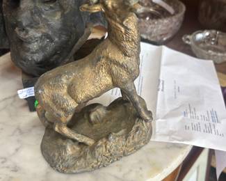 Gilt metal figure
