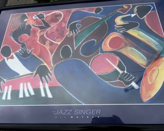 "Jazz Singer" framed 
