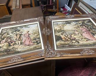 Two tapestry pictures (sold separately)