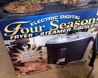 Electric Fryer/steamer/boiler