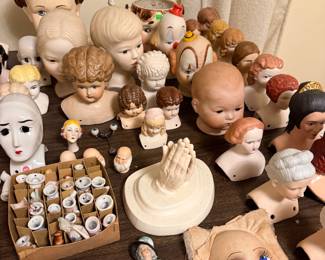 Doll heads! 100+ heads