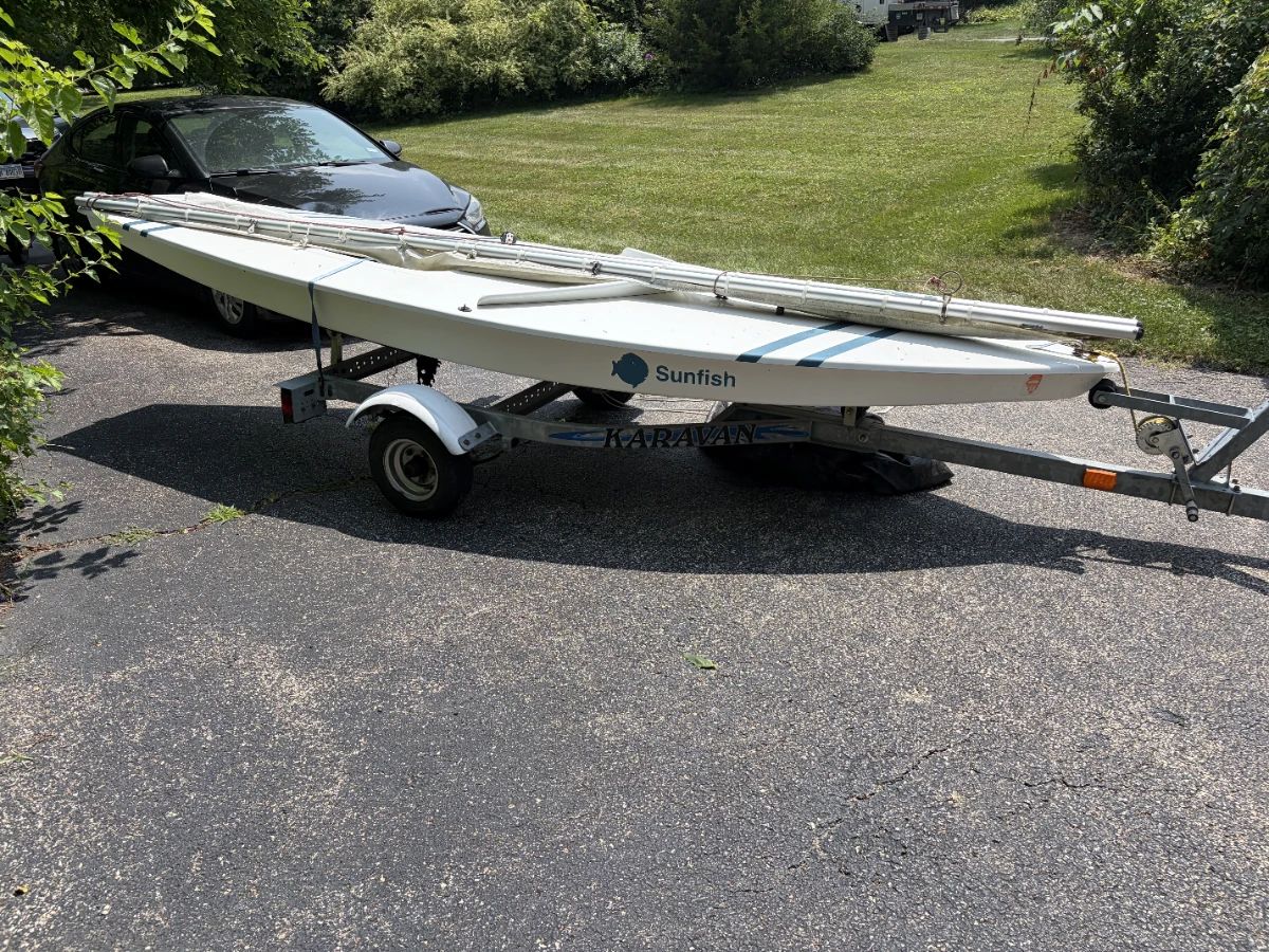 Sunfish sailboat