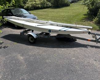 Sunfish sailboat