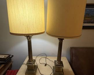 Brass lamps
