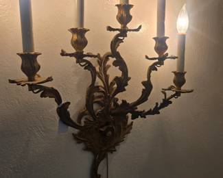 Hollywood Regency sconce