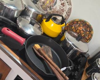 Really nice Barely Used Revere wear pots and pans