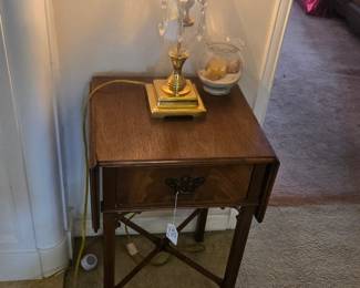 Several side tables and lamps throughout