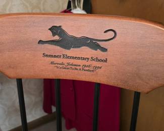 This rocking chair is in the master bedroom.